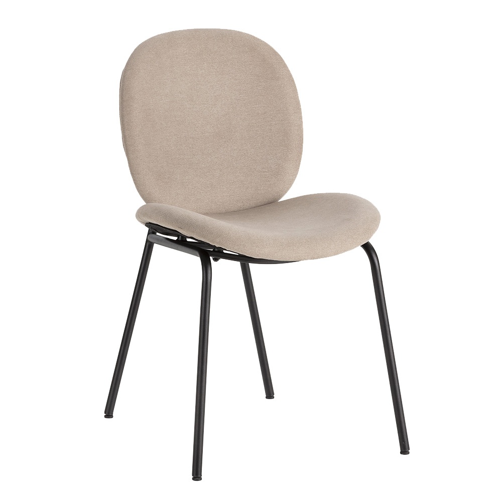 Quiet Object Scaun dining bej din textil Cori Quiet Object