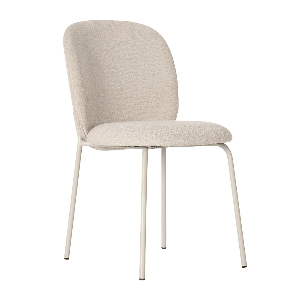 Quiet Object Scaun dining bej din textil Daia Quiet Object