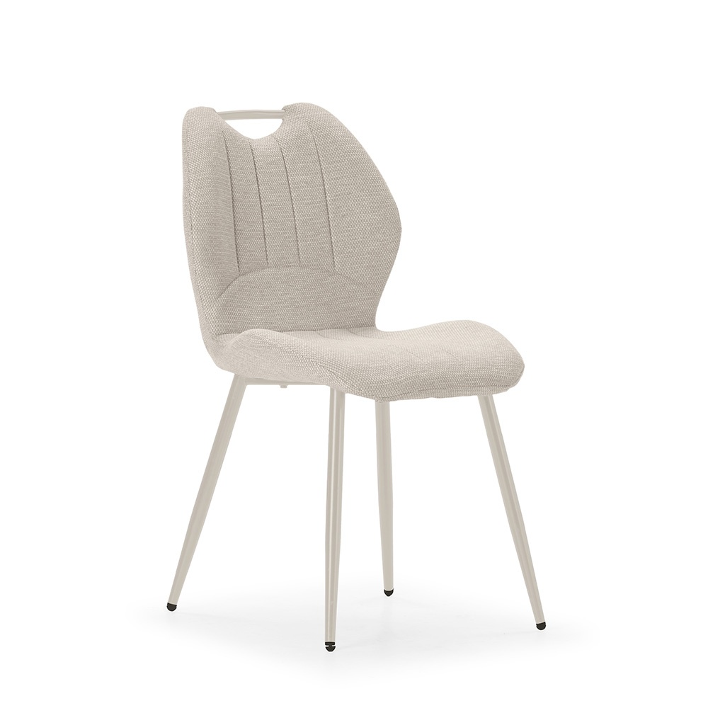 Quiet Object Scaun dining bej din textil Muli Quiet Object