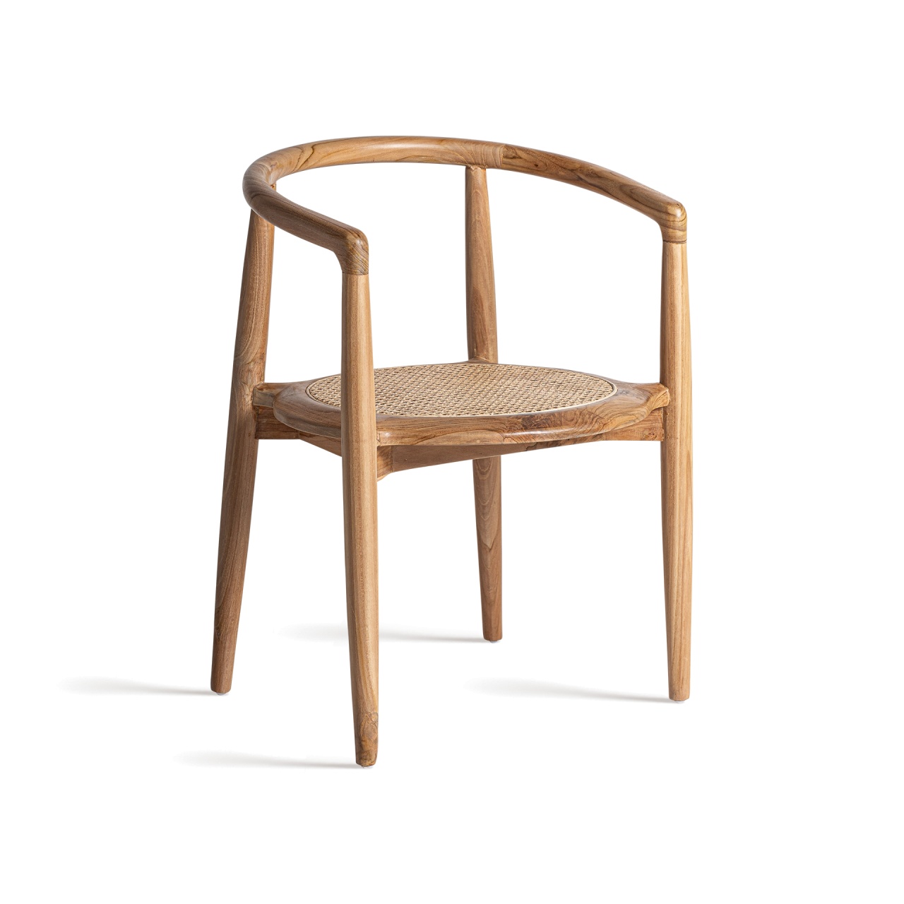 scaun maro Scaun dining maro deschis din lemn Tostily Vical Home