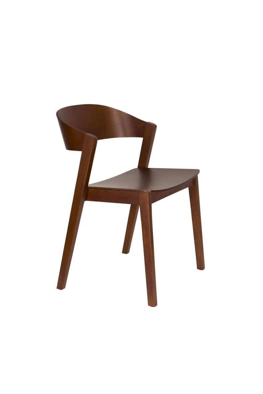 Quiet Object Scaun dining maro din lemn Wooz Walnut Quiet Object