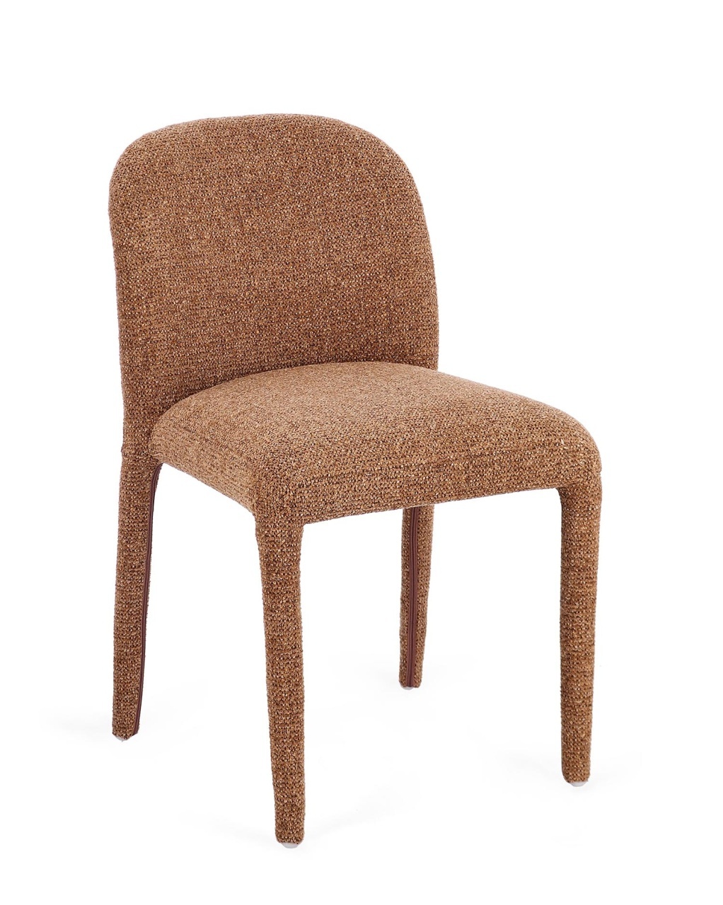 Chairs Scaun dining maro teracota din textil Antara Boucle Bizzotto