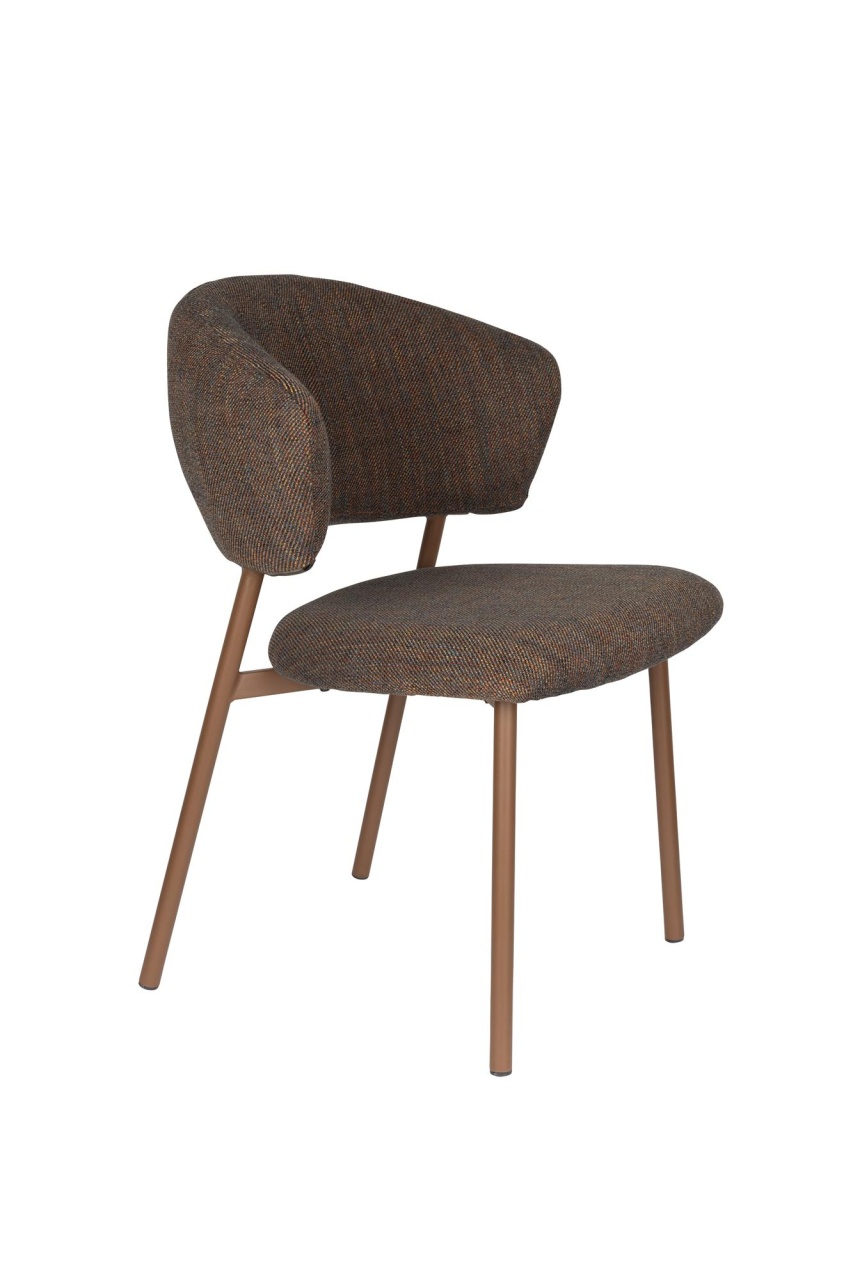Chairs Scaun dining multicolor din textil Jasmine The Home Collection