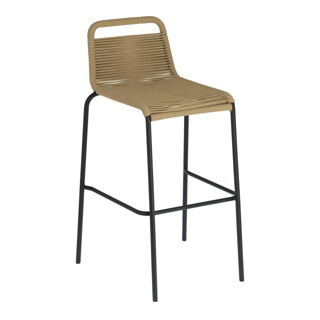 Outdoor Furniture Scaun exterior bar maro din metal Lambton Kave Home
