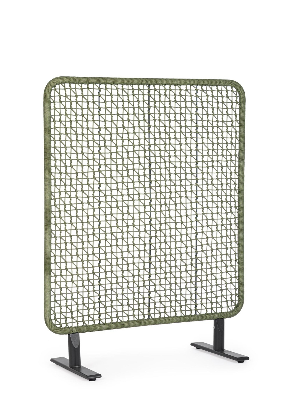 Room Dividers Separator camera verde din metal 120x150 cm Babilo Bizzotto