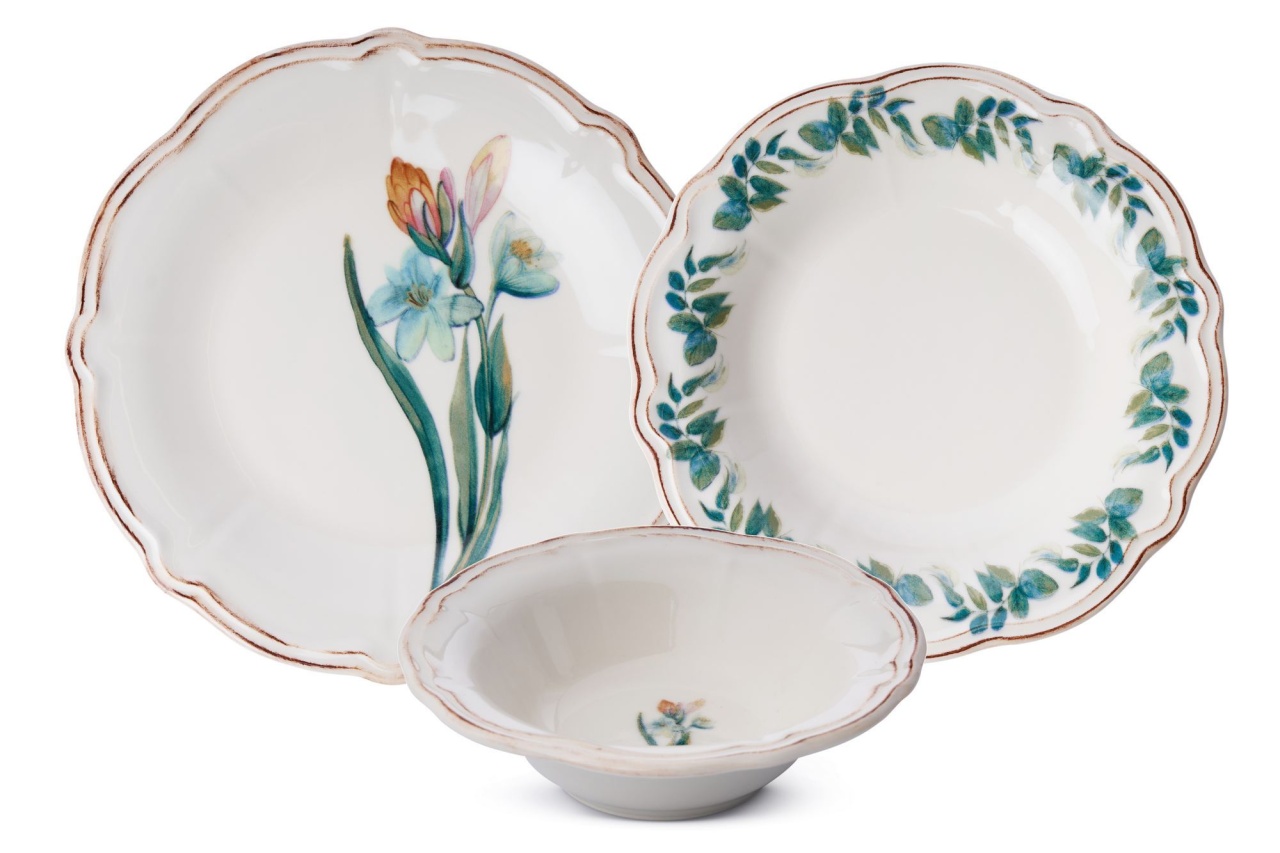 microunde Set 18 piese multicolore din ceramica Laura18 The Home Collection