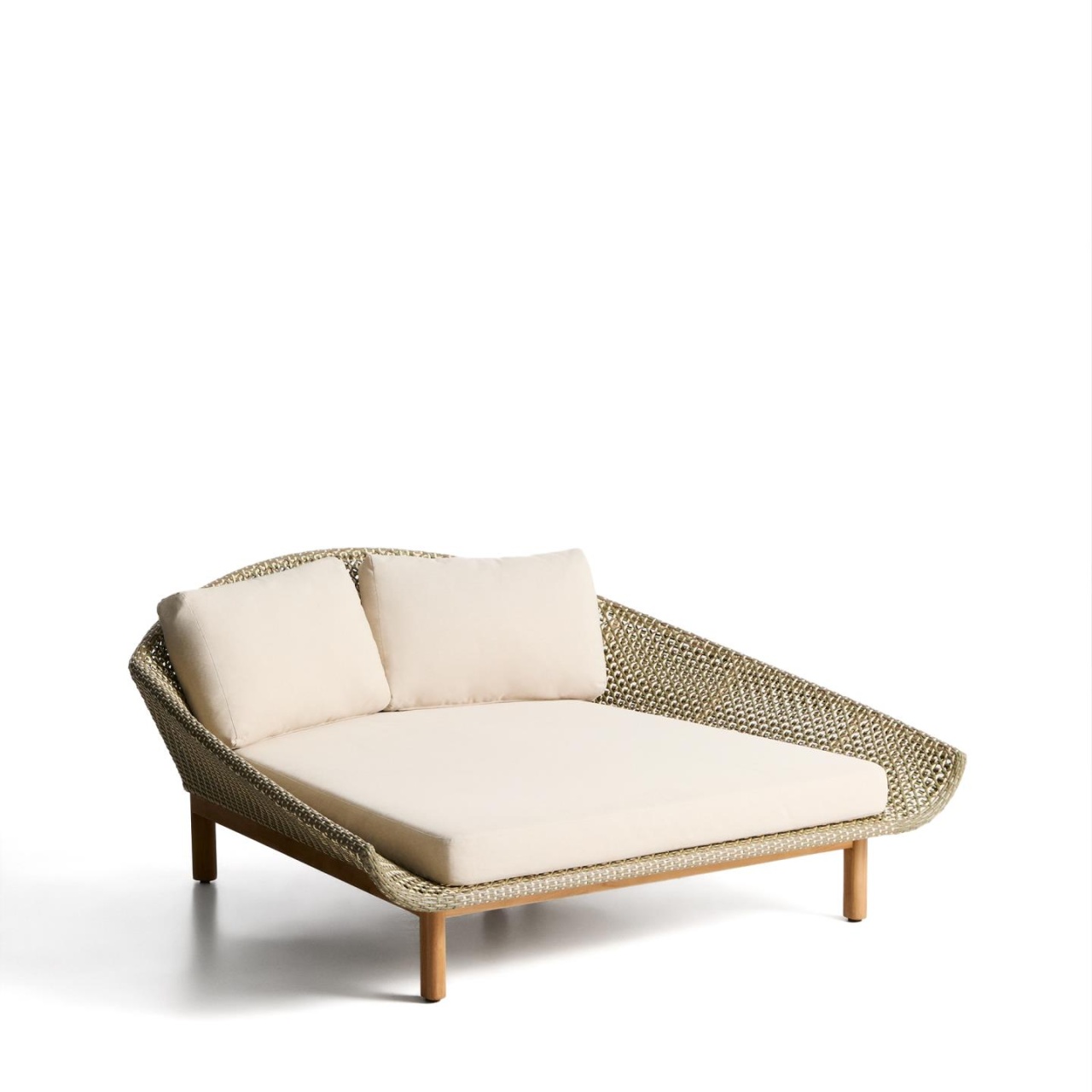Outdoor Furniture Sezlong maro din lemn Olbia Kave Home