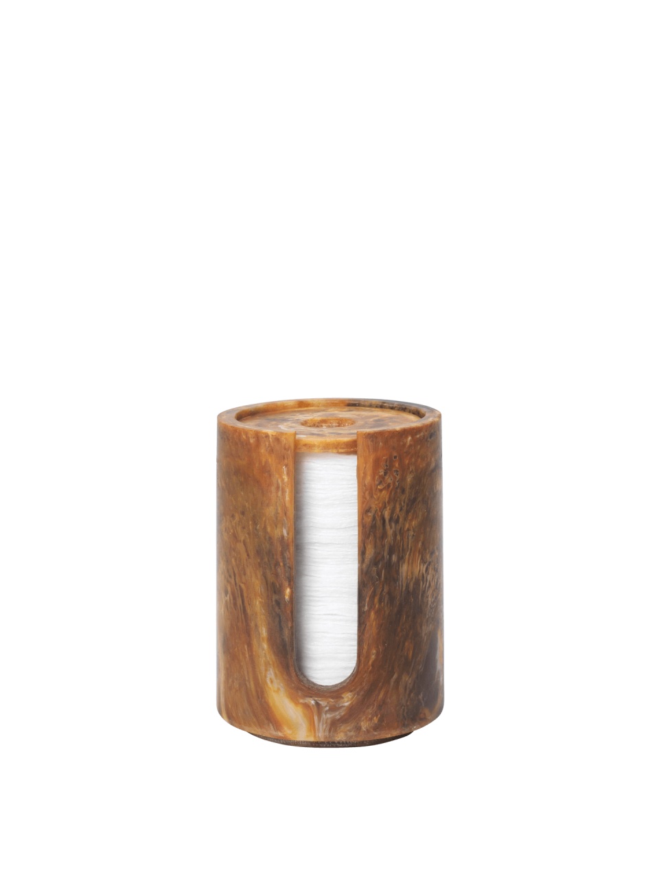 Household Storage Containers Suport pentru dischete demachiante maro din fibre naturale 8x12 cm Mist Ferm Living