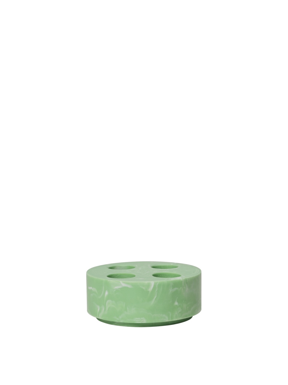 Toothbrush Holders Suport pentru periute dinti verde din fibre naturale 5x10 cm Mist Ferm Living