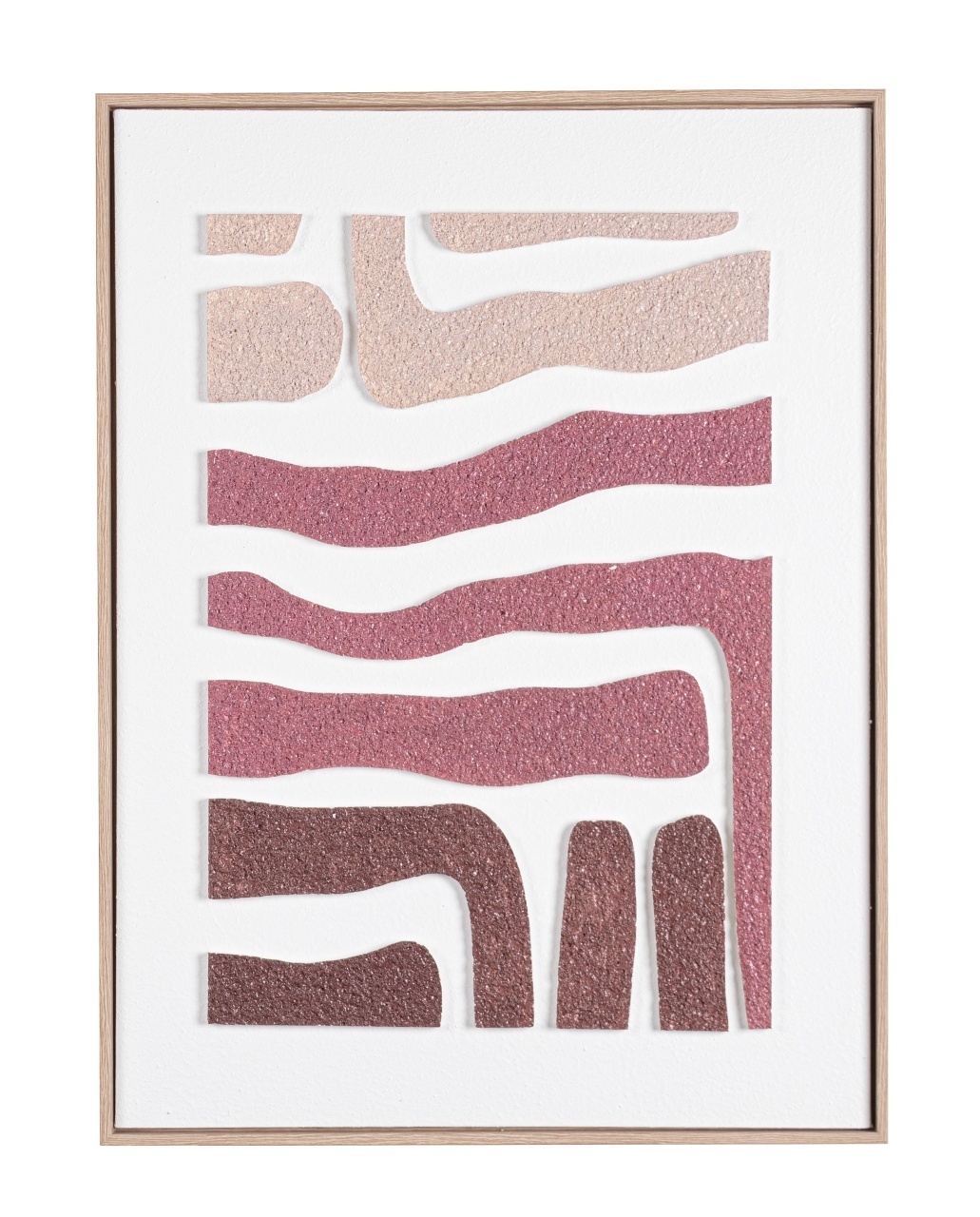 Posters, Prints, & Visual Artwork Tablou multicolor din fibre naturale 60x80 cm Kael 253222 Bizzotto