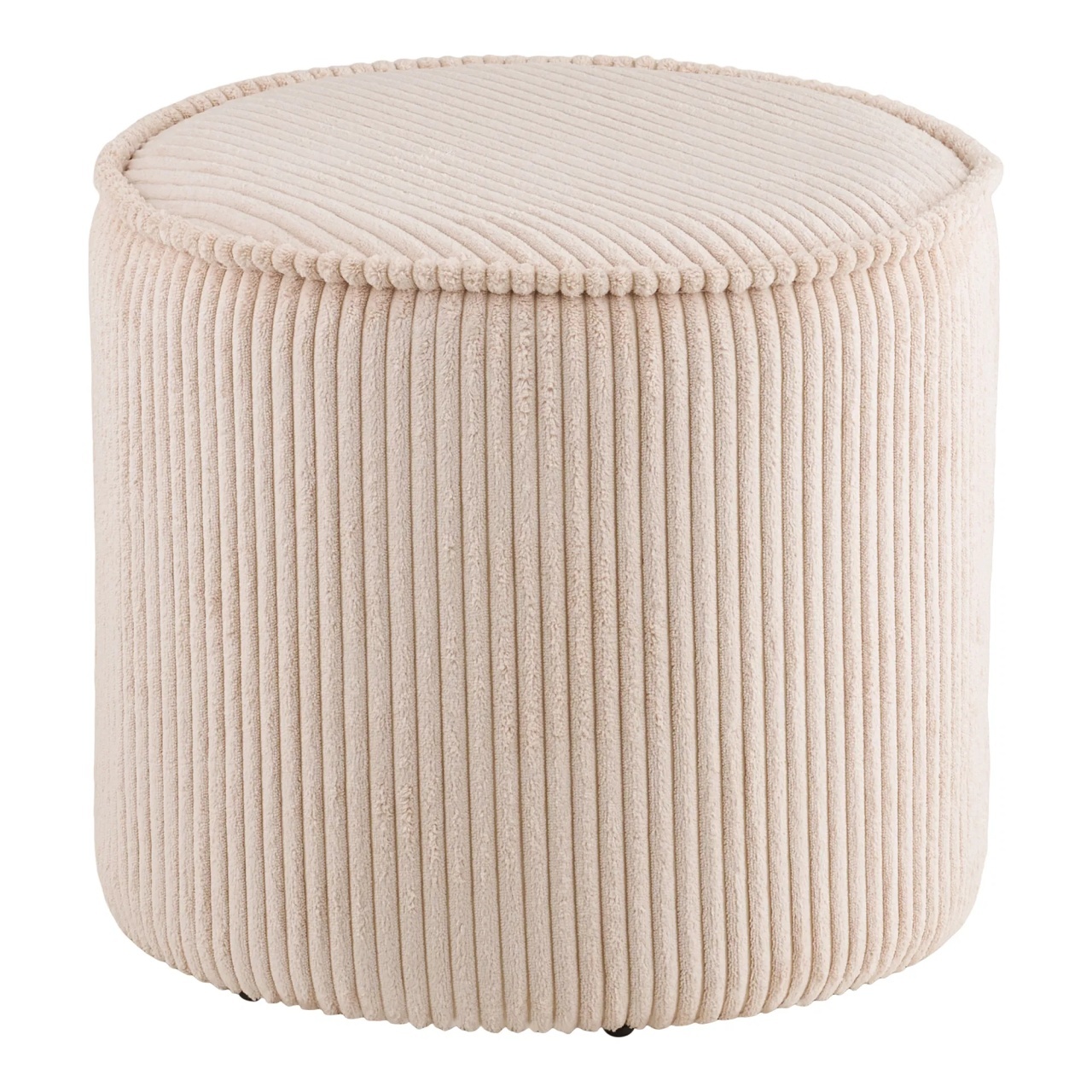 Ottomans Taburet rotund bej din textil Taupo House Nordic