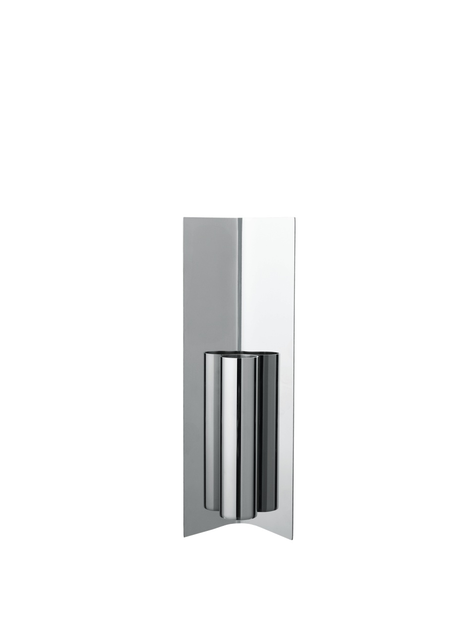 Vases Vaza pentru perete argintie din metal 29 cm Eddy Ferm Living