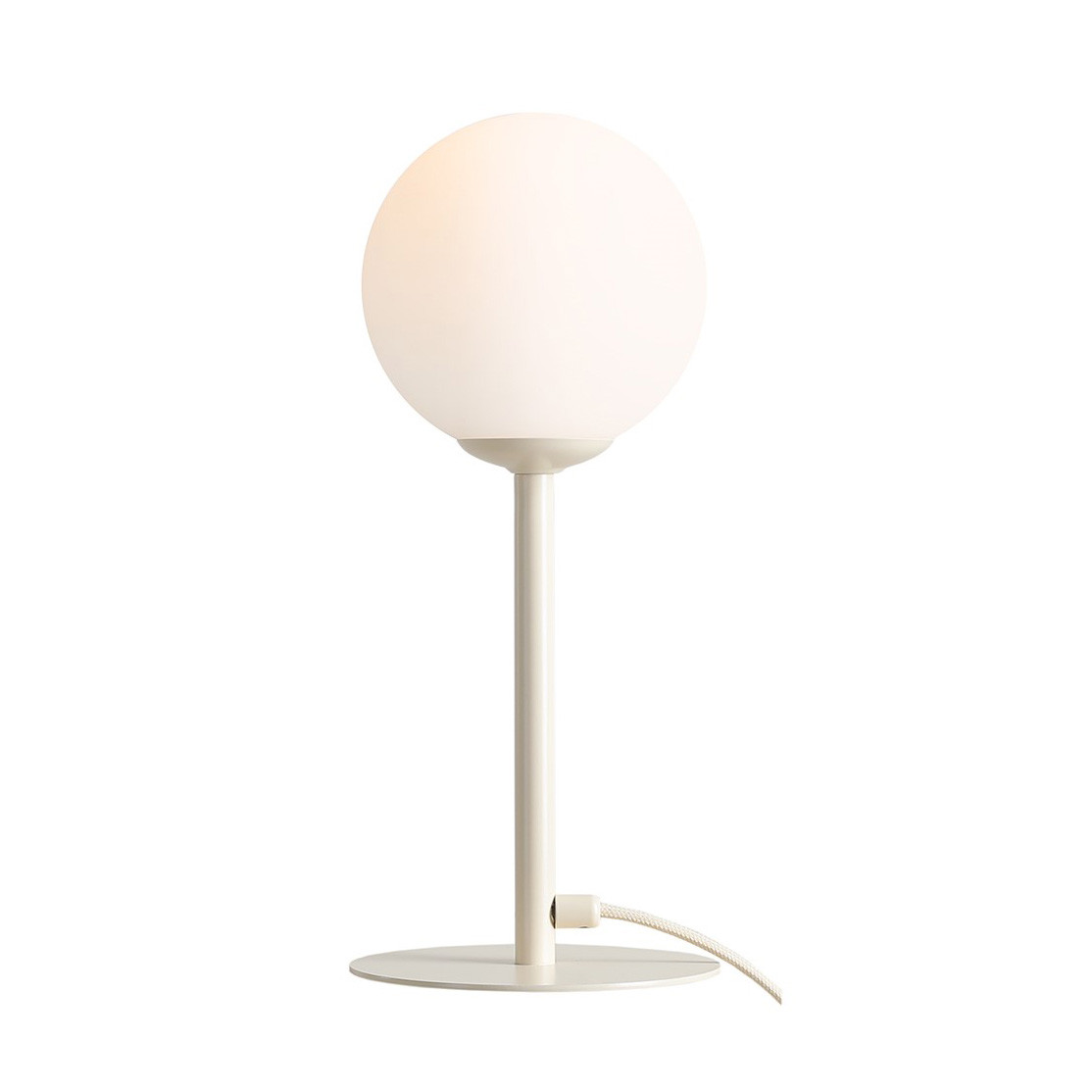 Quiet Object Veioza crem/alba din metal 35 cm Pinne Quiet Object