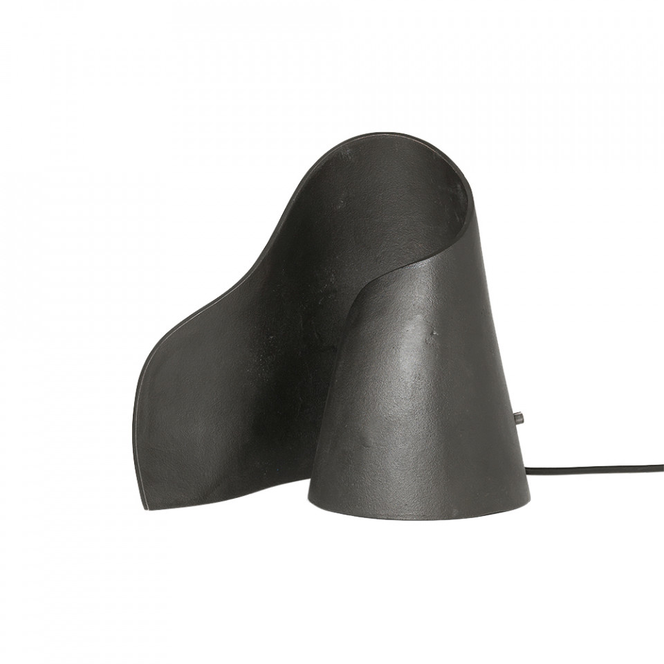 veioza Veioza neagra din metal 24 cm Oyster Ferm Living