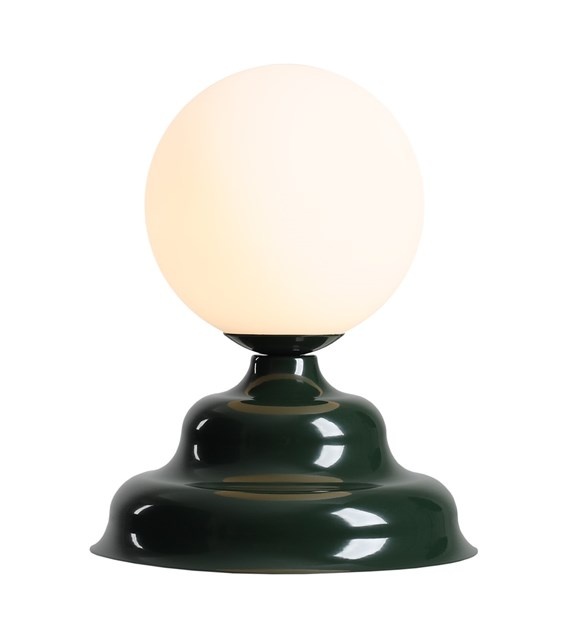 Quiet Object Veioza verde inchis/alba din metal 21 cm Fala Quiet Object