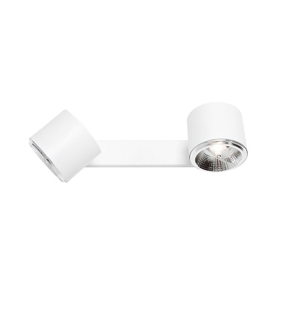 Wall Light Fixtures Aplica alba din metal cu 2 becuri Bot Aldex