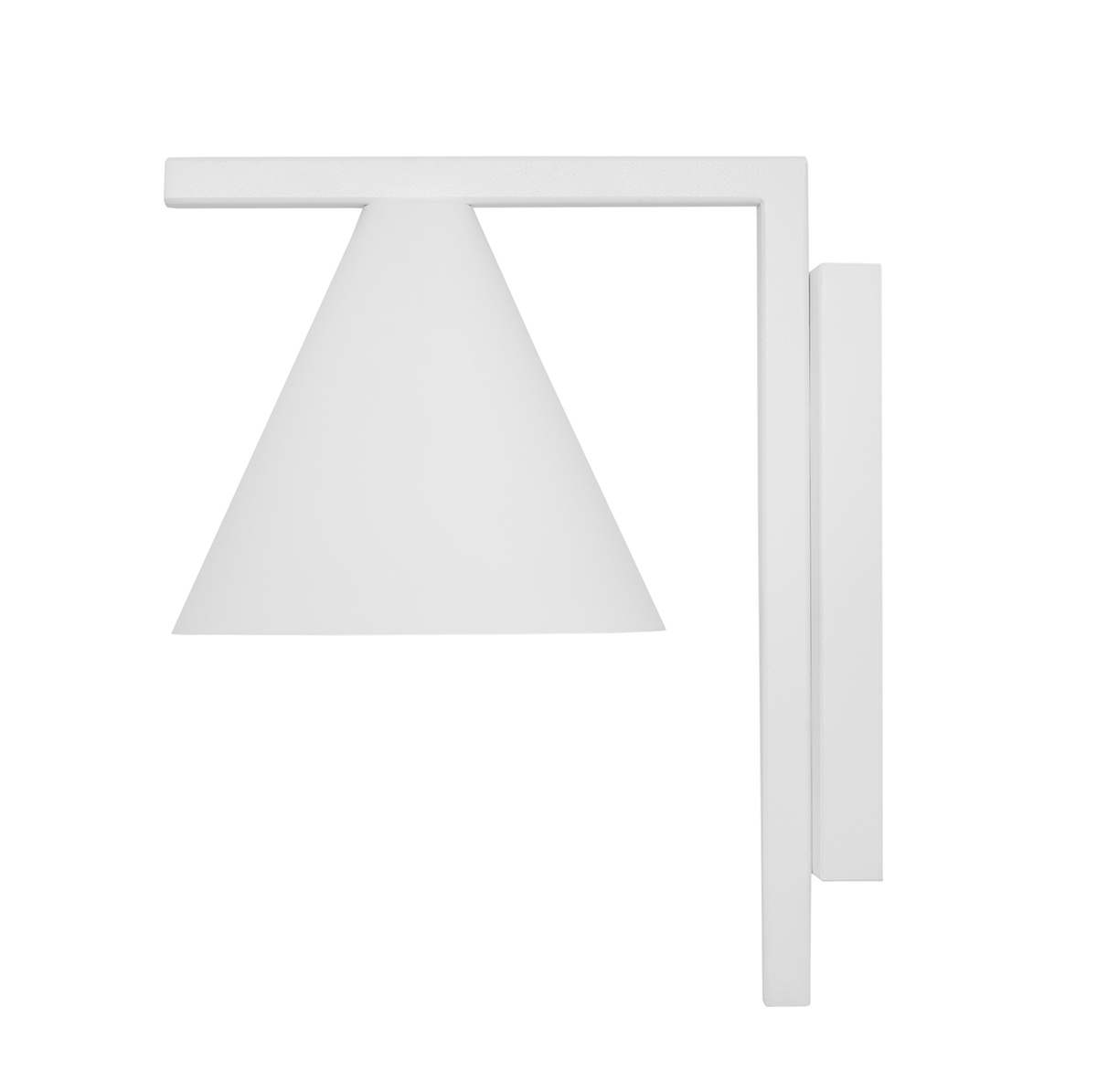 Quiet Object Aplica alba din metal Form Quiet Object
