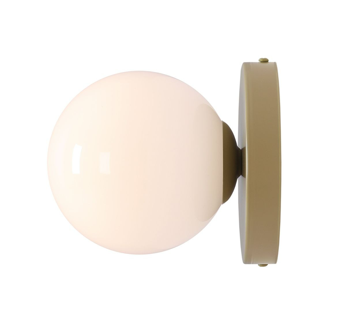 Quiet Object Aplica verde fistic/alba din metal Ball Quiet Object