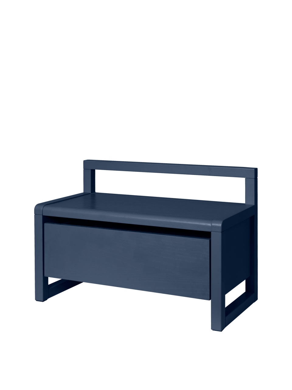 Outdoor Furniture Bancheta pentru copii albastra din lemn 60 cm Little Architect Ferm Living