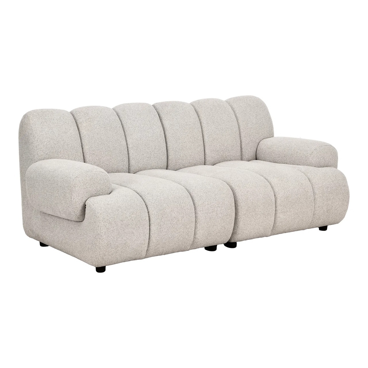 House Nordic Canapea modulara bej din textil 2,5 persoane Taza House Nordic