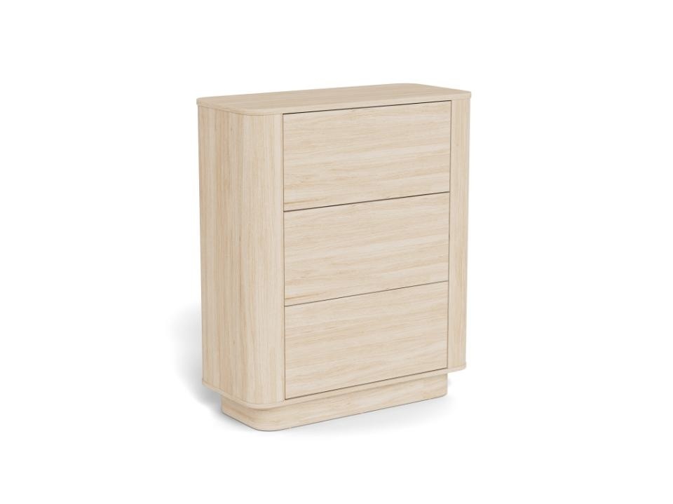 Dressers Comoda maro deschis din metal 90 cm Atmore Actona Company