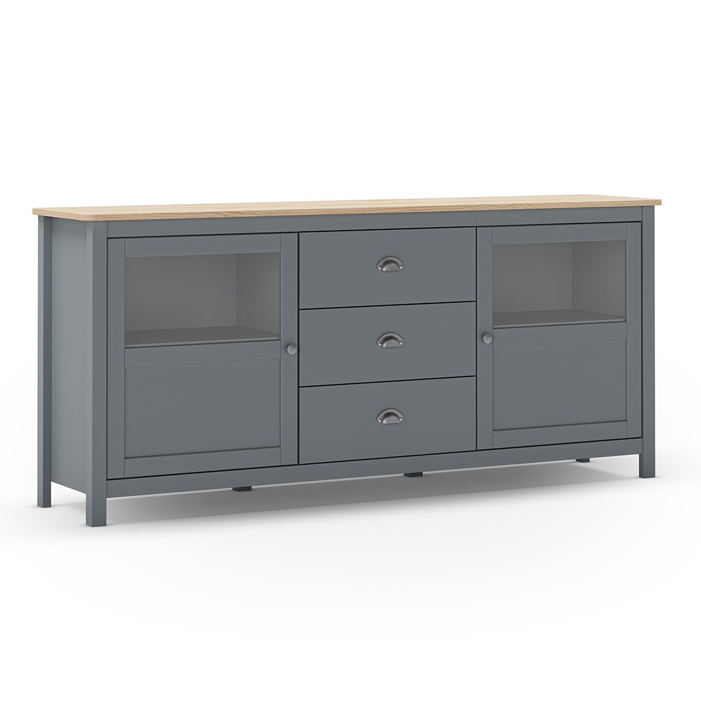 Buffets & Sideboards Comoda maro/verde khaki din lemn 180 cm Misti Quiet Object