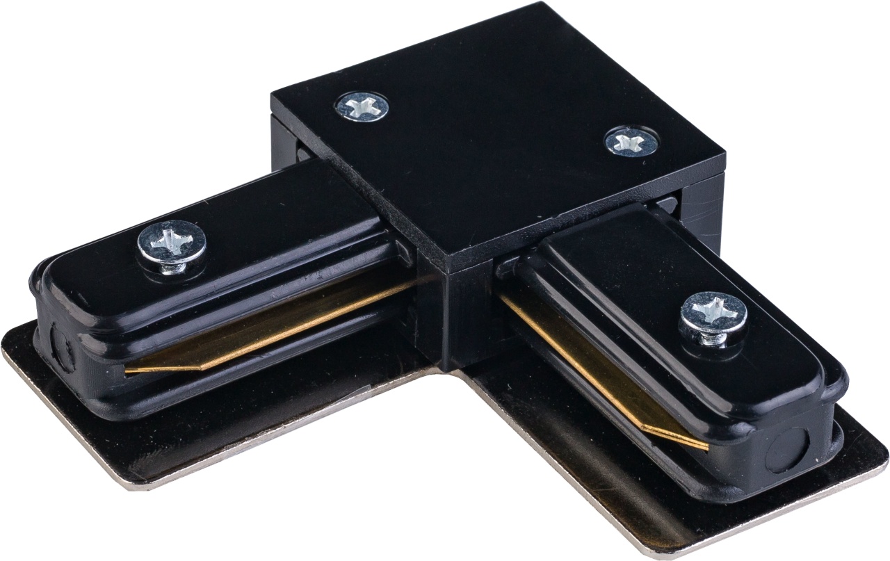 Conector L electric negru din plastic Lacznik Zuma Line