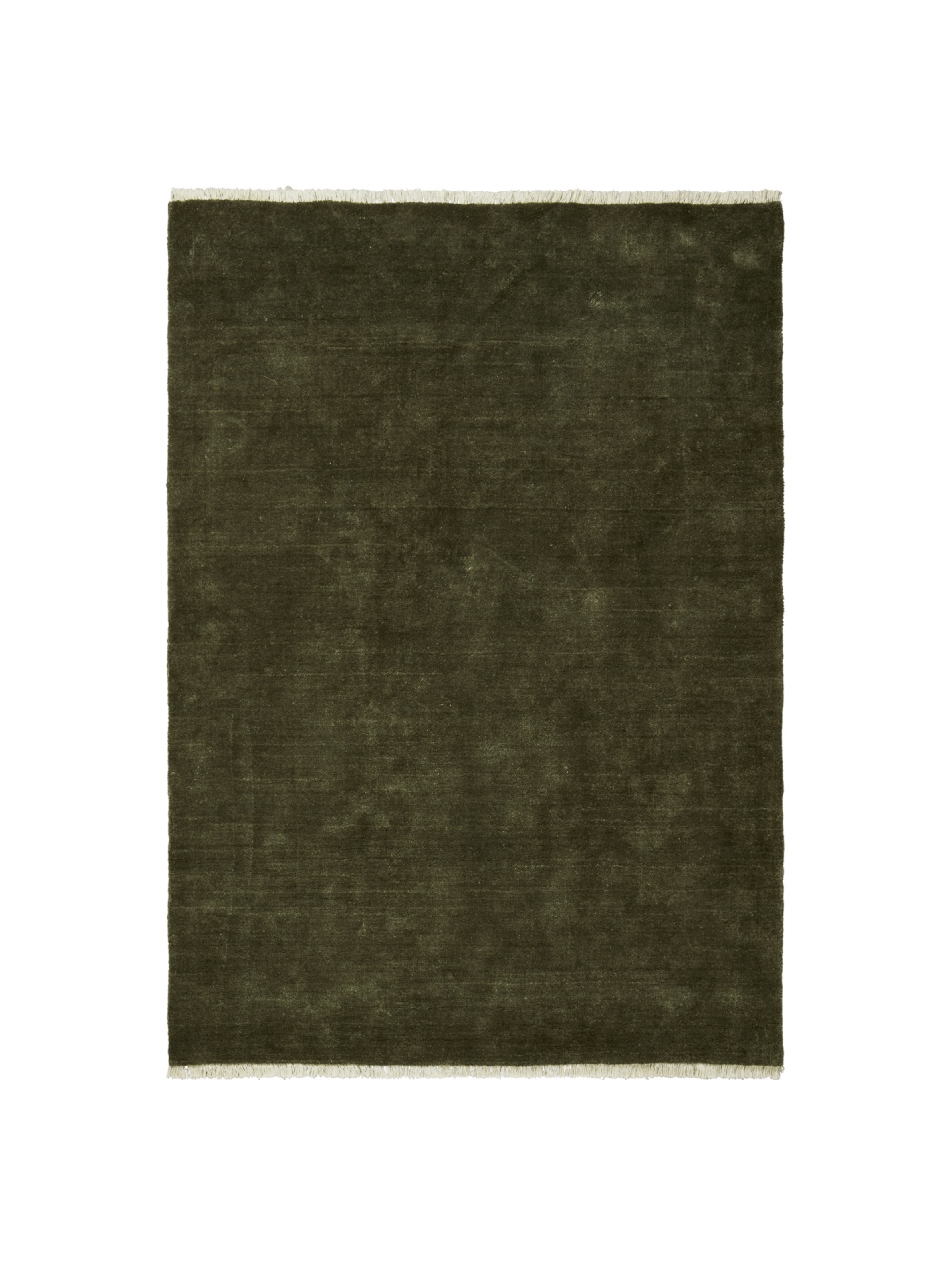 covor living 300/400 Covor verde oliv din fibre naturale 170x240 cm Firth Ferm Living