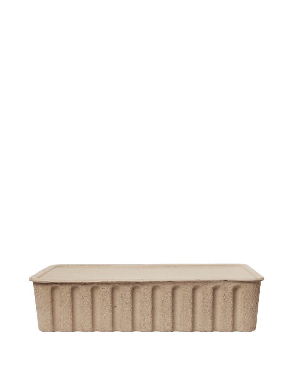 hartie igienica ieftina Cutie cu capac maro din hartie Pulp XL Ferm Living