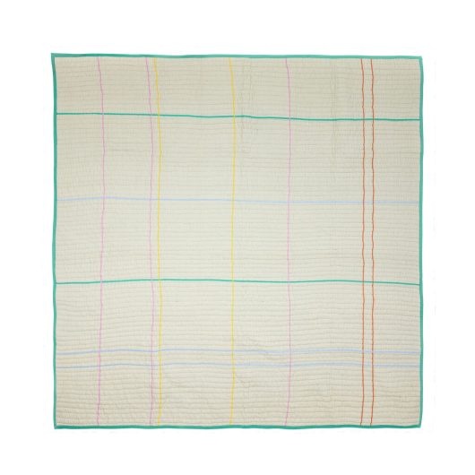 cuvertura Cuvertura matlasata bej nisipiu din bumbac 260x260 cm Sen Hubsch