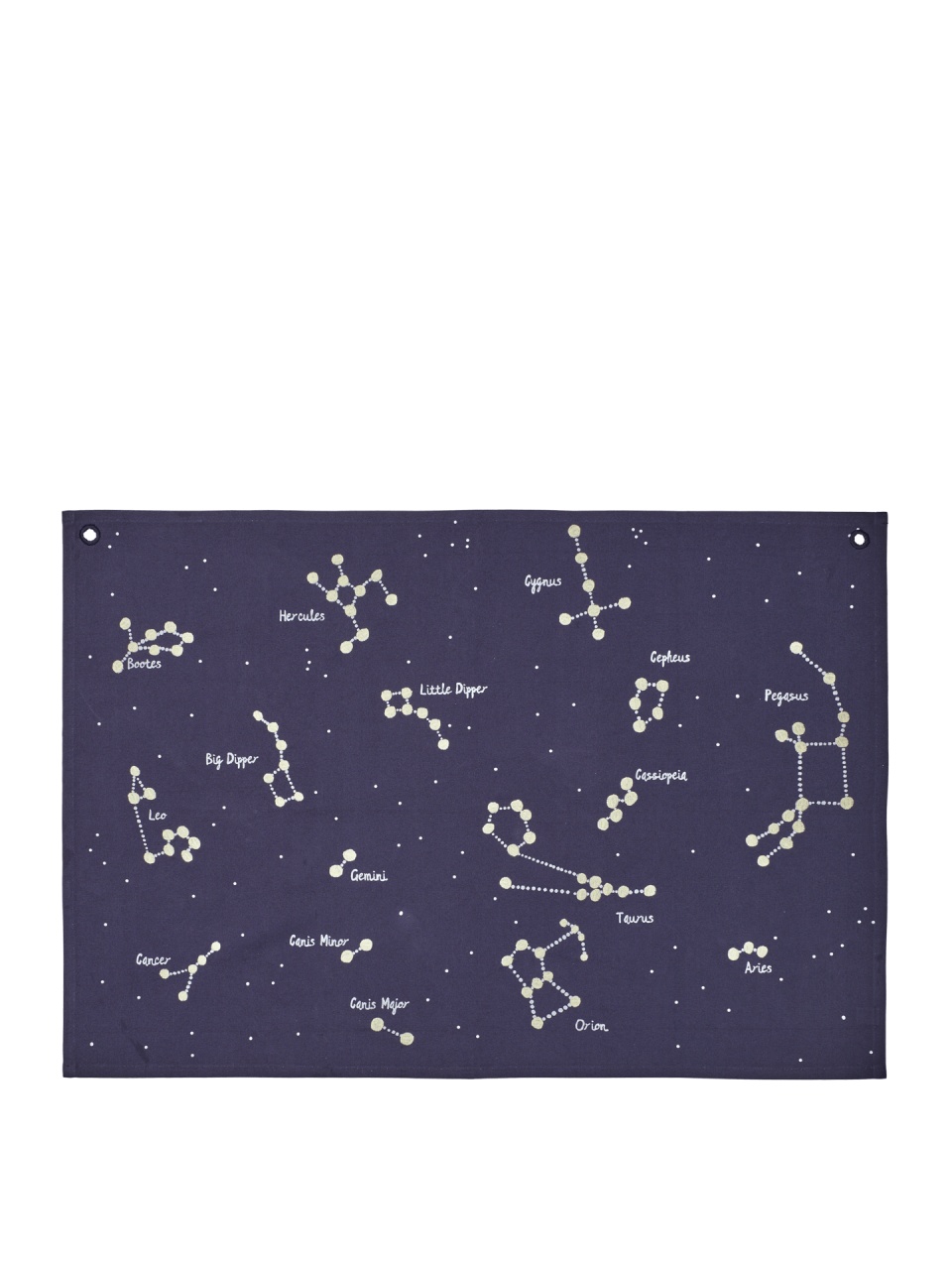 Posters, Prints, & Visual Artwork Decoratiune pentru perete albastru inchis din bumbac 70x100 cm Constellation Ferm Living