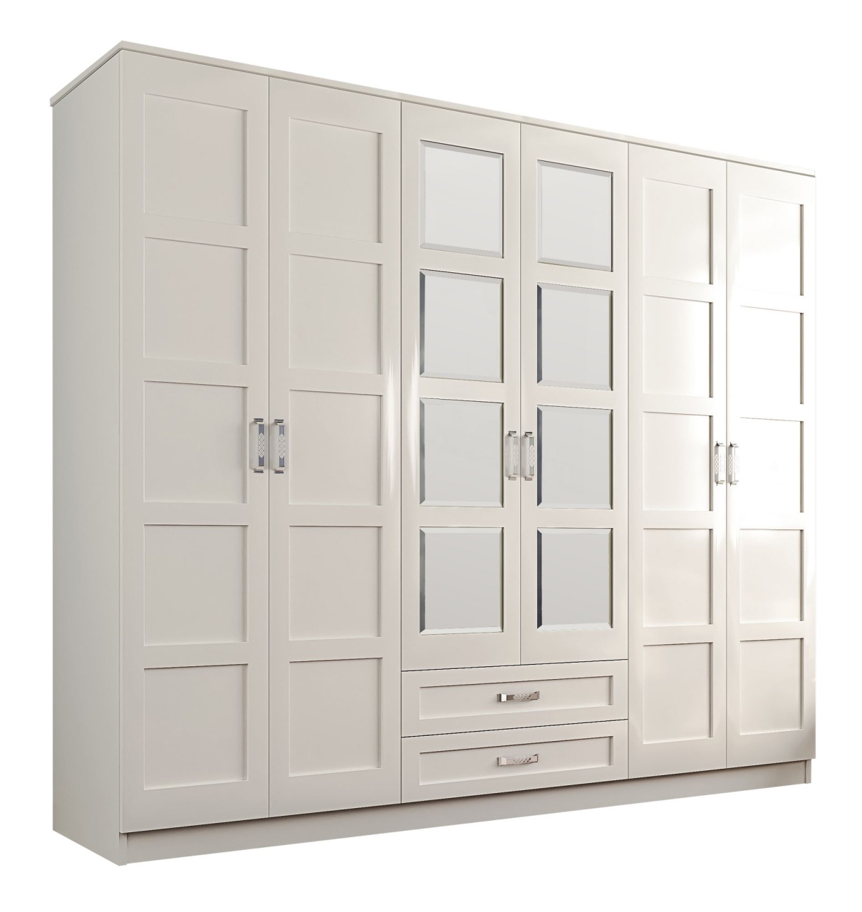 Furniture Dulap alb 184 cm Dega Mirror XL The Home Collection