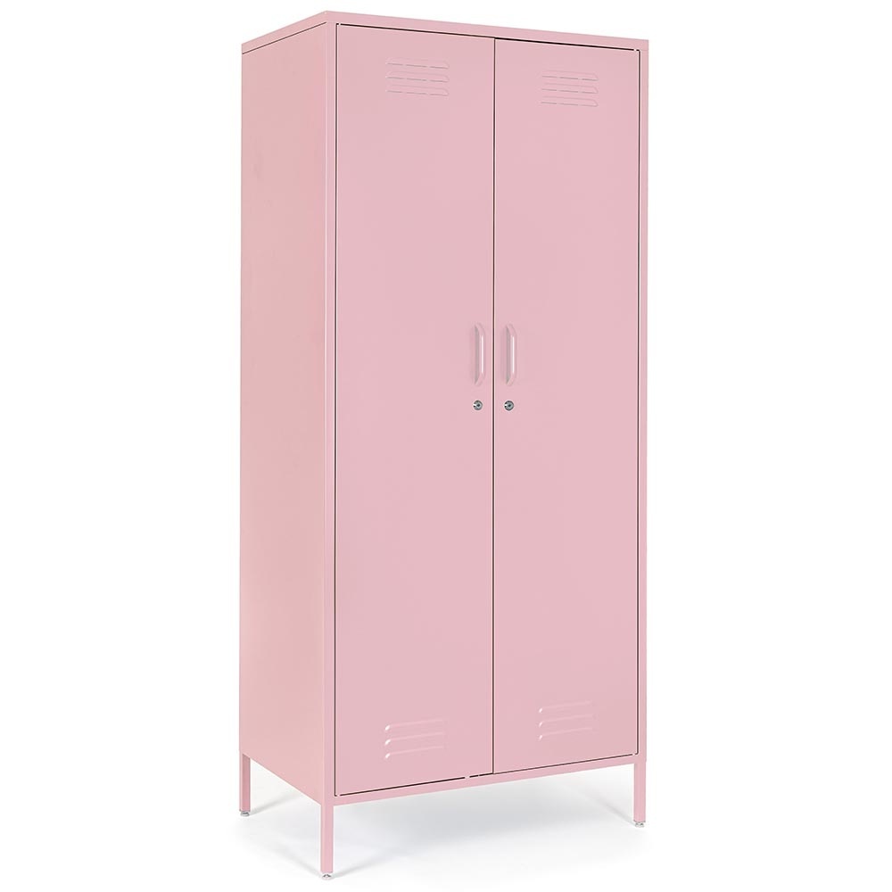 Furniture Dulap roz din metal 185 cm Cambridge 2Do Bizzotto
