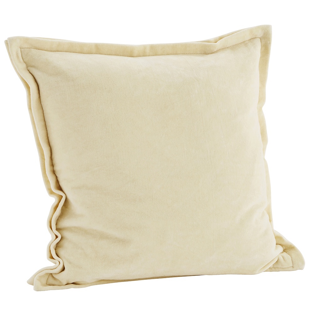 Pillowcases & Shams Fata de perna crem vanilie din bumbac 45x45 cm Lydia Madam Stoltz