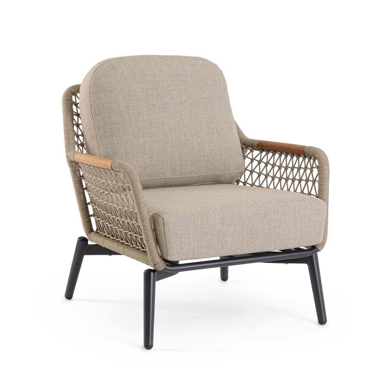Outdoor Furniture Fotoliu exterior multicolor din textil Eulero Bizzotto