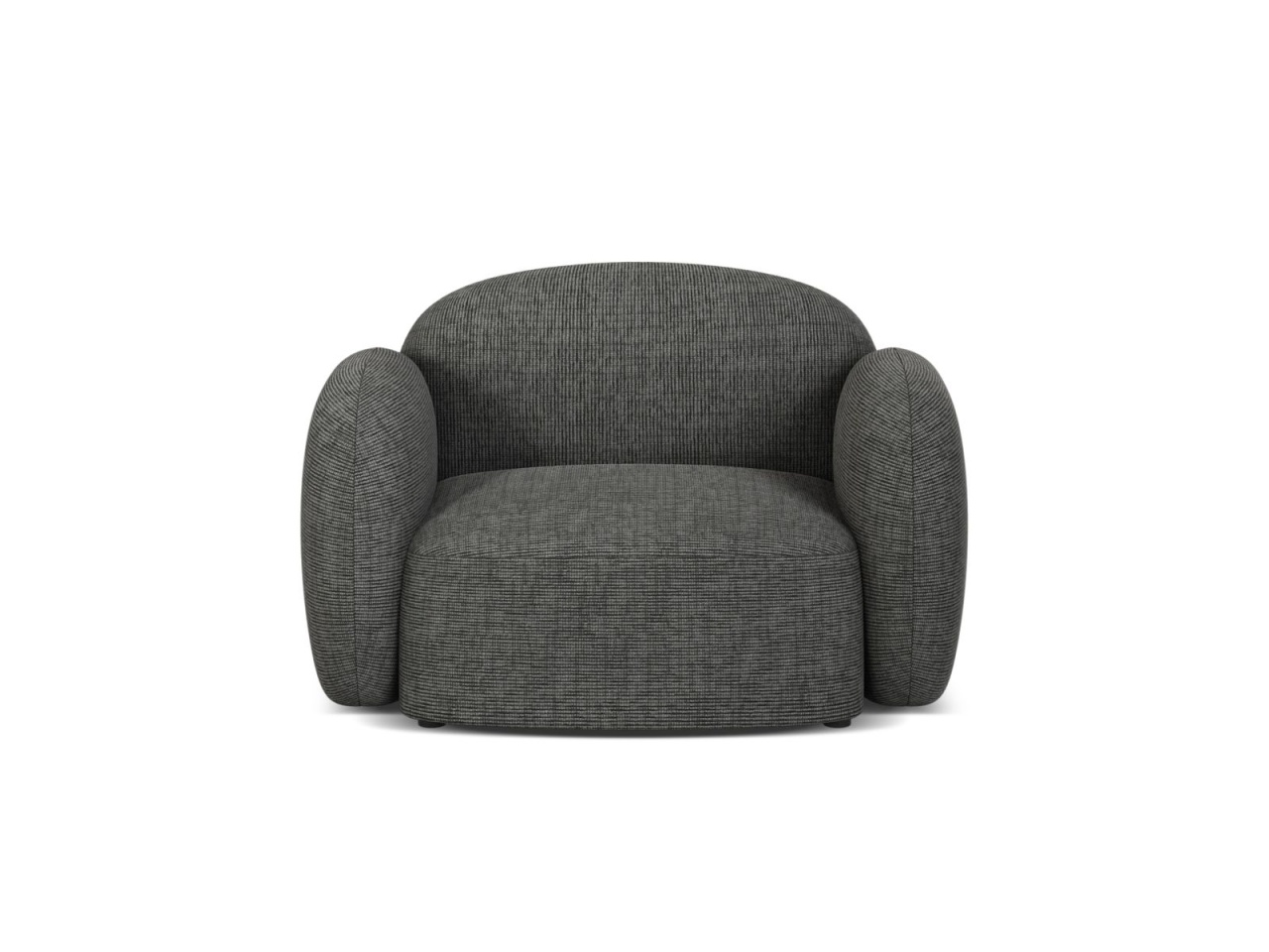 fotoliu Fotoliu gri din textil Blair Baltimore Micadoni