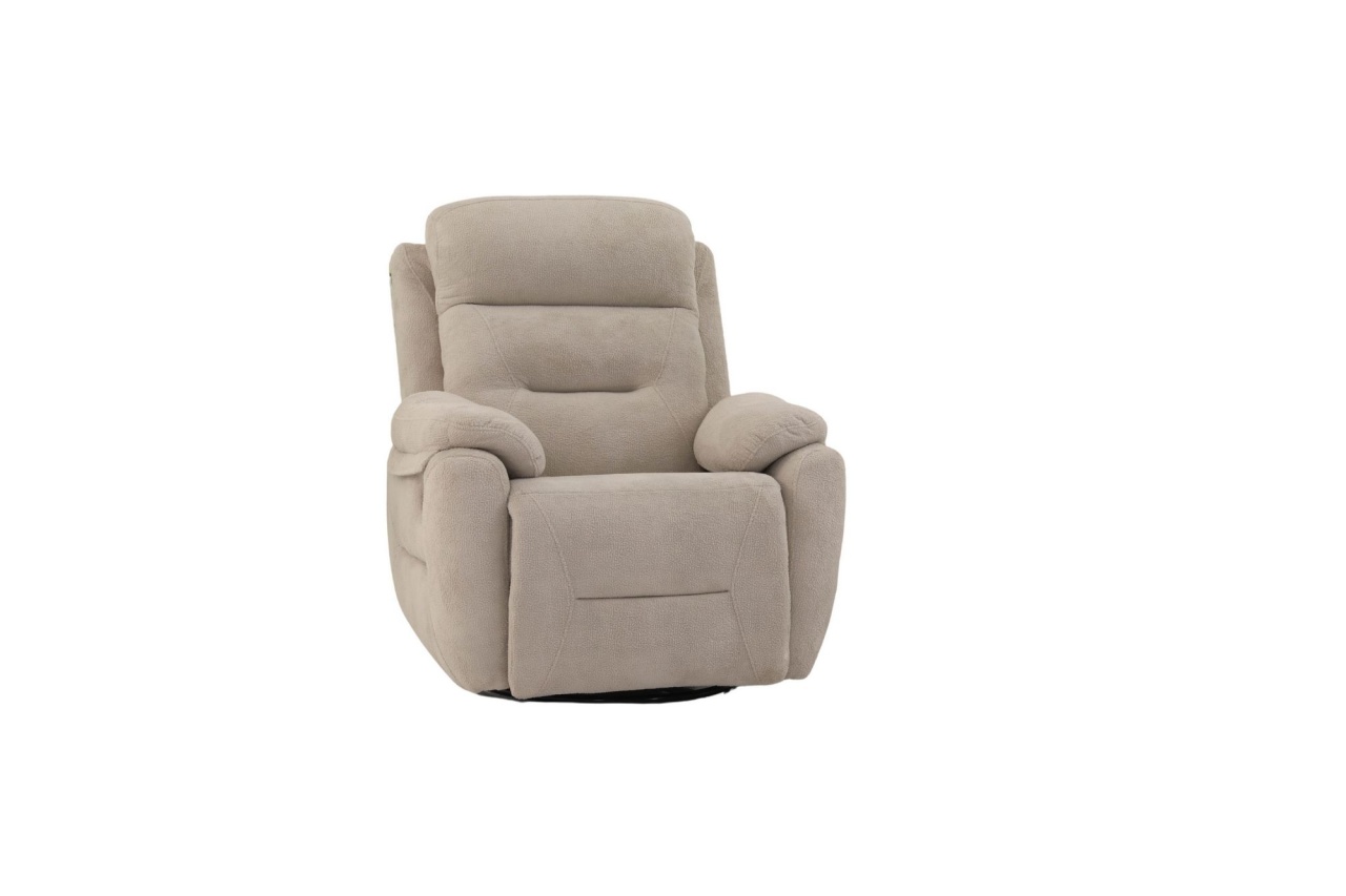 Chairs Fotoliu recliner crem din textil Comfort Manuel The Home Collection