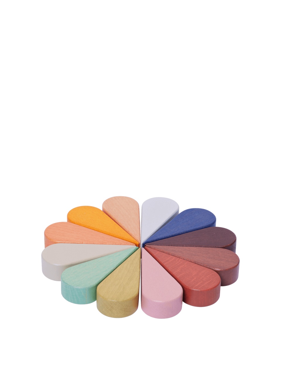 Building Toys Joc de construit multicolor din lemn Petal Ferm Living