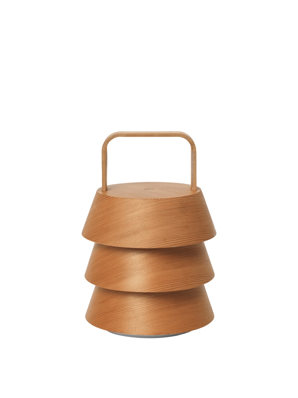 Lamps Lampa portabila maro din metal 22 cm Luver Ferm Living