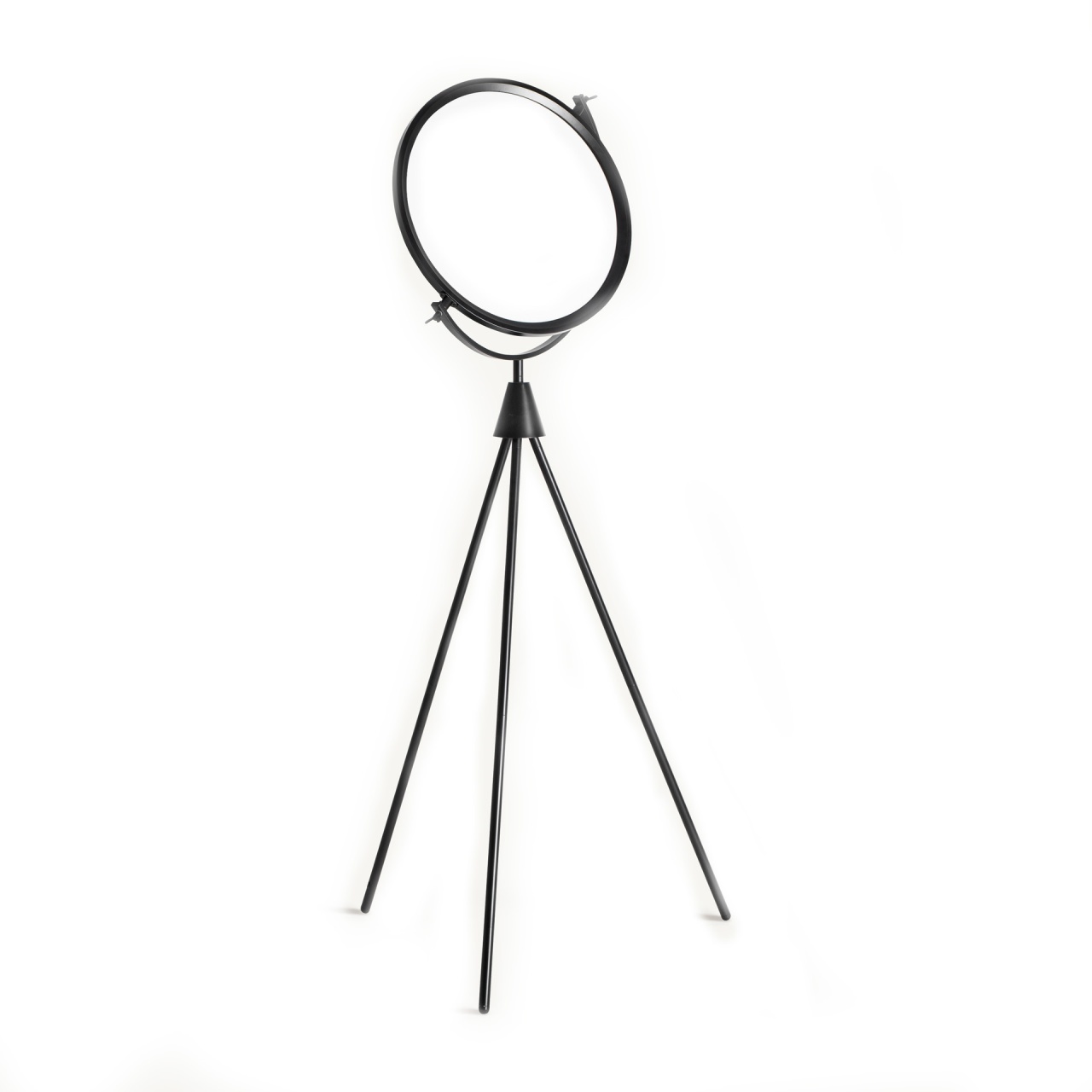 candelabre dormitor Lampadar negru din metal 162 cm Mae Vical Home