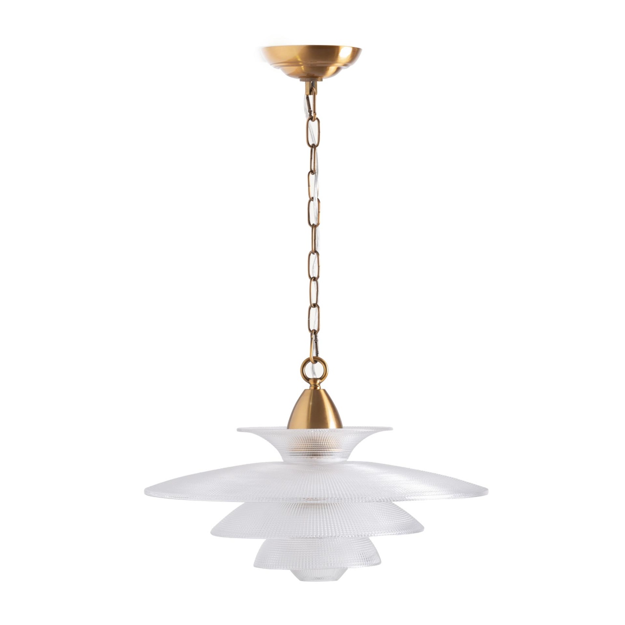 lustra dormitor Lustra aurie din sticla Leshenia Vical Home