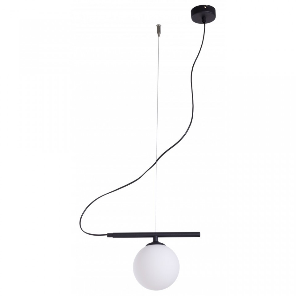 Quiet Object Lustra neagra/alba din sticla Beryl Quiet Object
