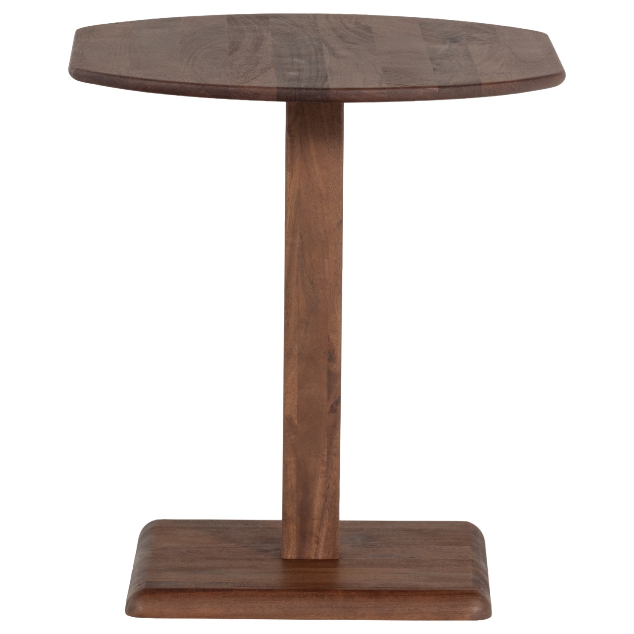 Kitchen & Dining Room Tables Masa bistro maro din lemn 67x79 cm Feno Woood