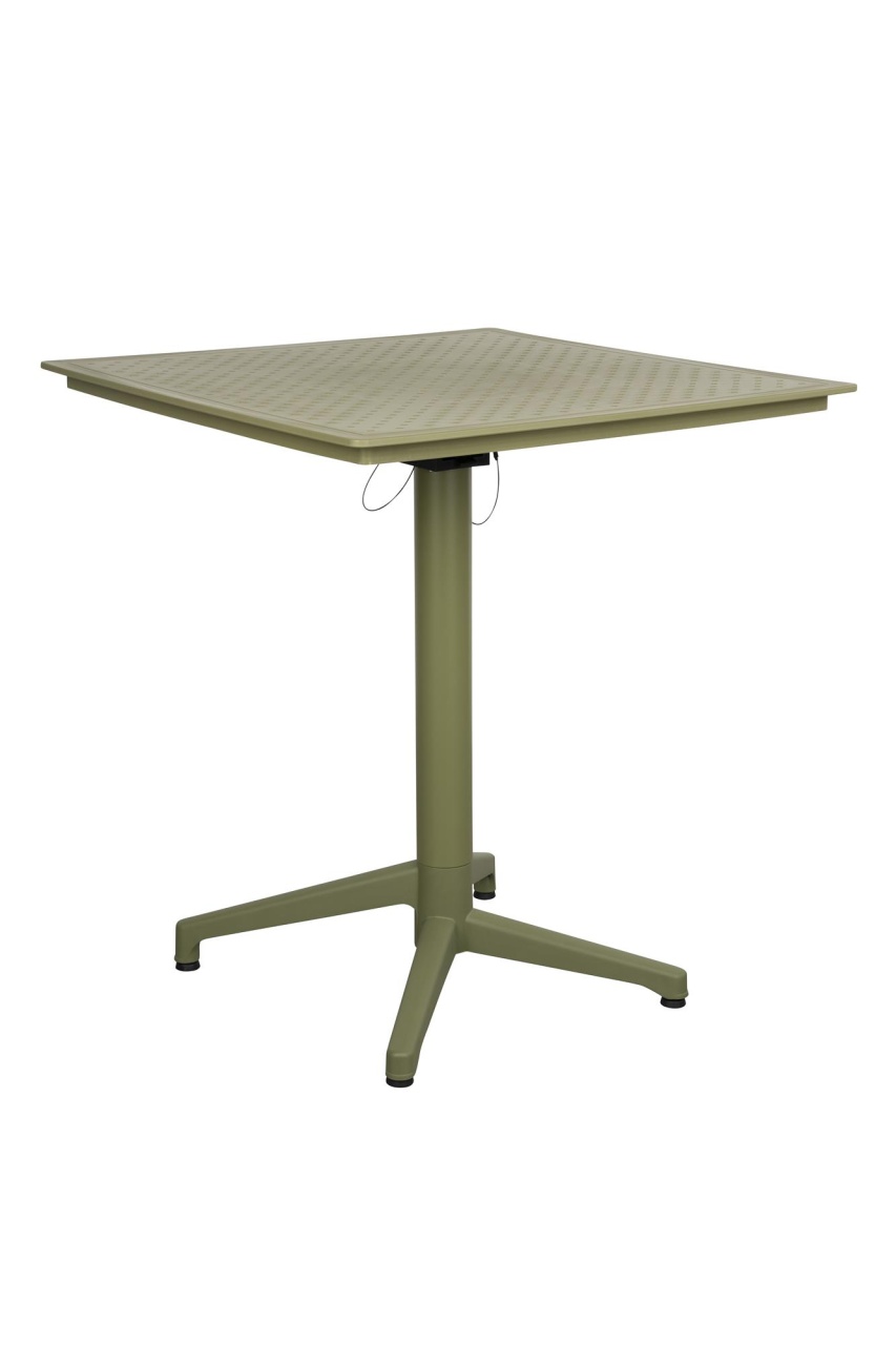 Outdoor Furniture Masa bistro pliabila exterior verde din metal 70x70 cm George The Home Collection