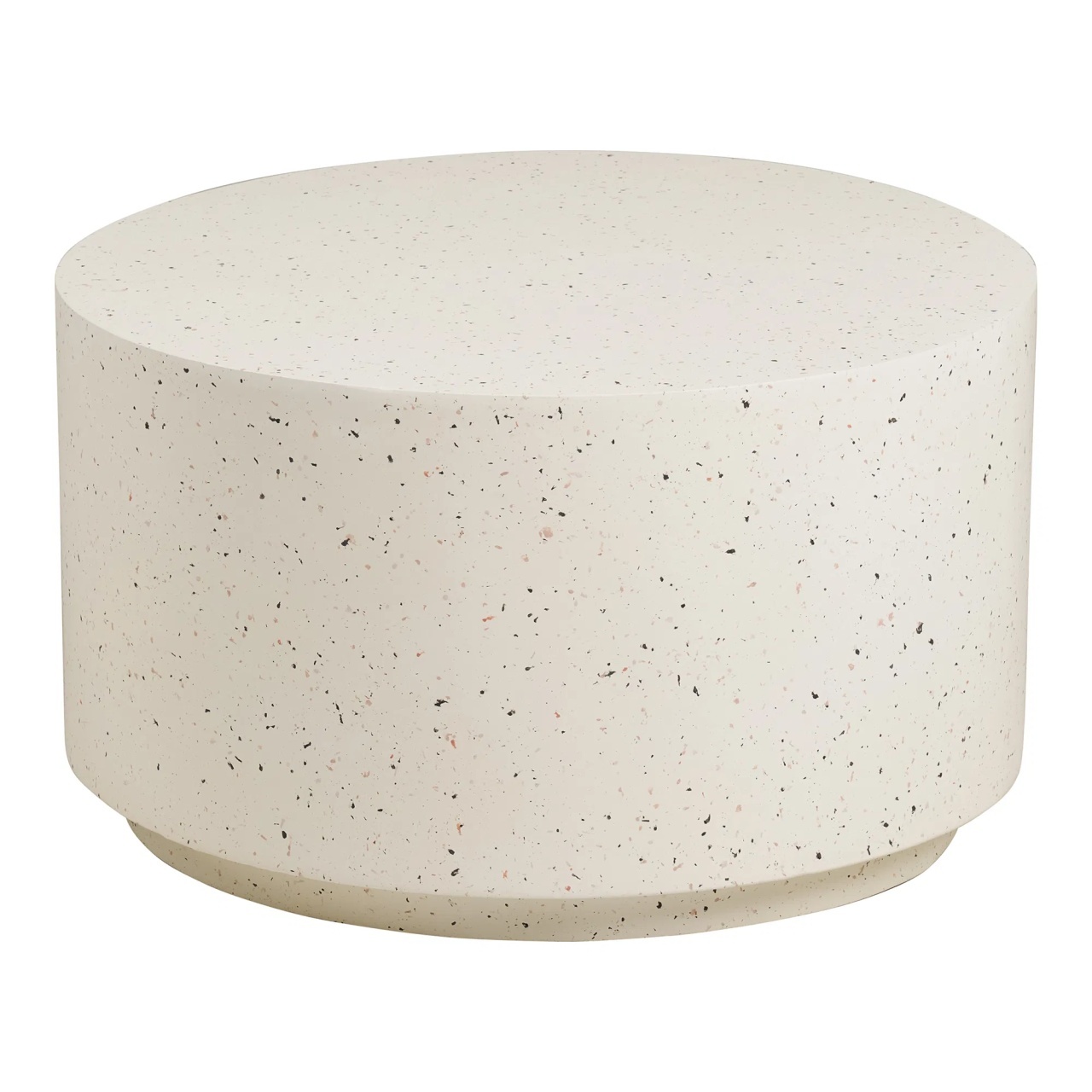 Masa de cafea exterior alb antic din ceramica 70 cm Bonn House Nordic