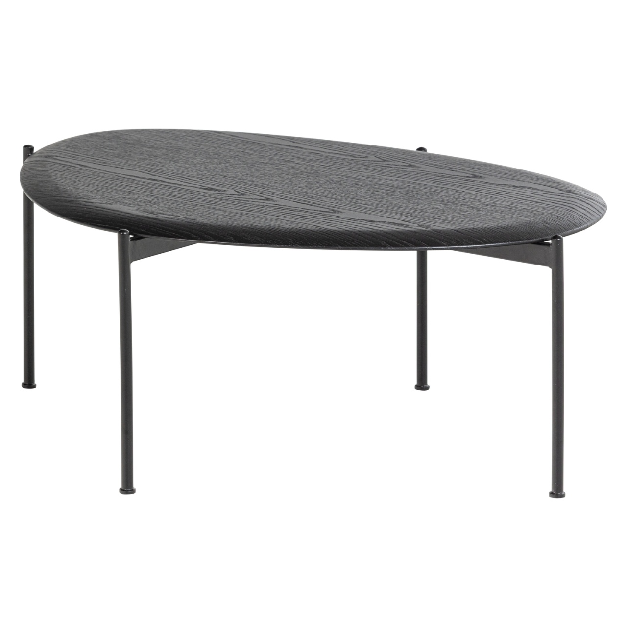 Coffee Tables Masa de cafea neagra 67x92 cm Kota Woood