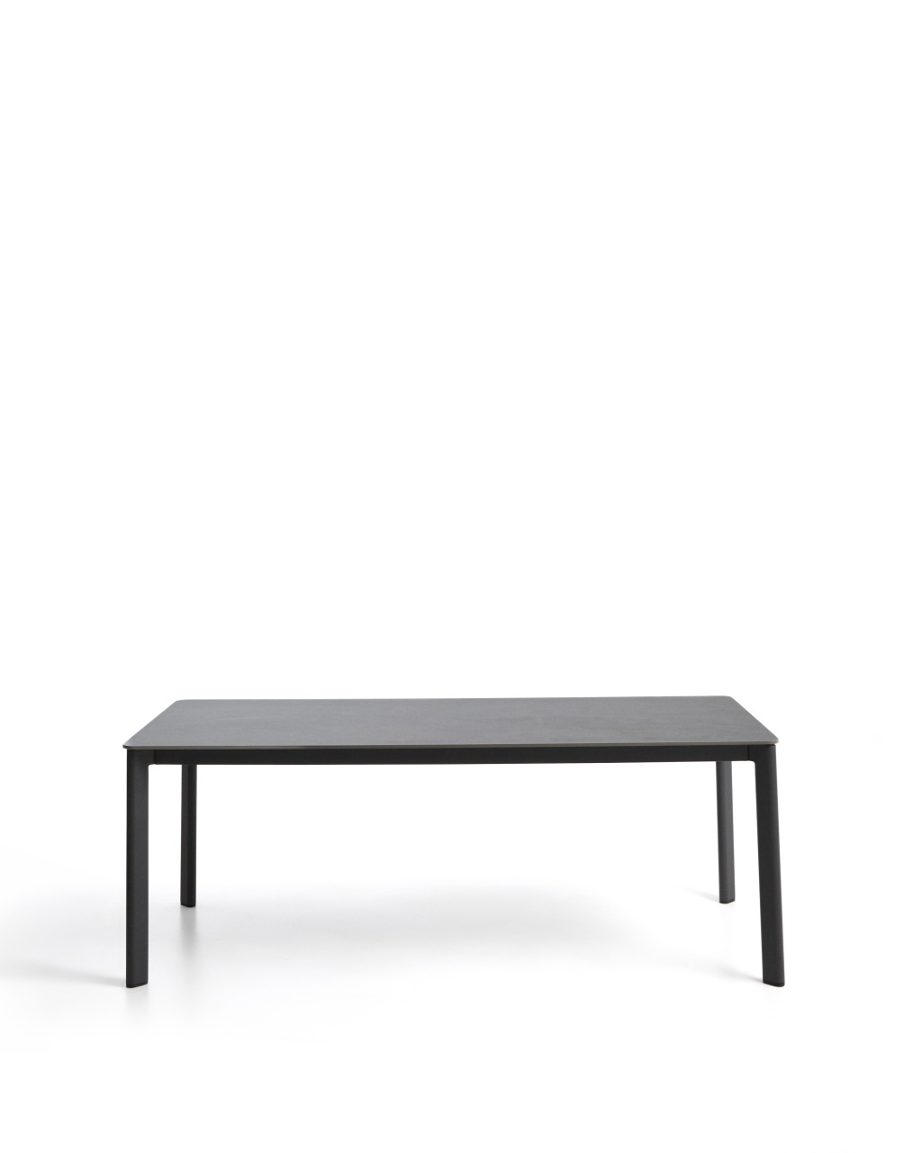 program lidl piatra neamț Masa dining exterior gri grafit din piatra 90x180 cm Anafi Kave Home