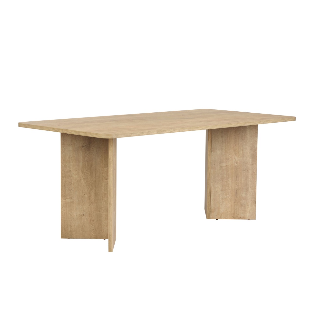 masa dining rotunda Masa dining maro deschis 90x180 cm Linza Nordure