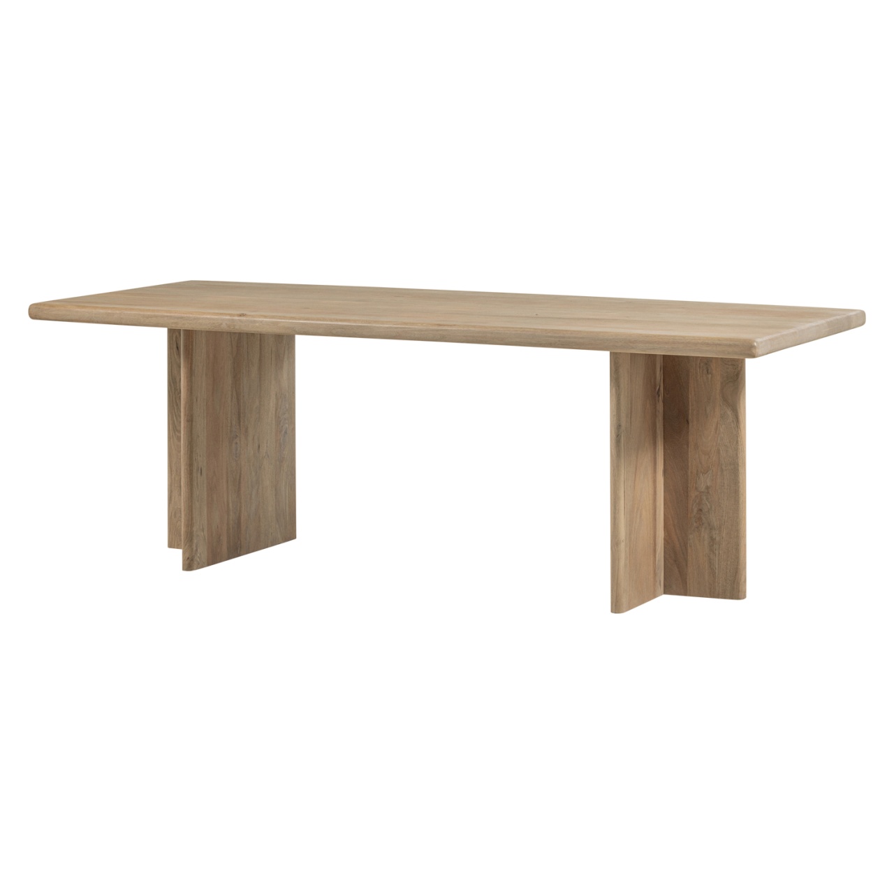 Masa dining maro din lemn 90x220 cm Ato Woood