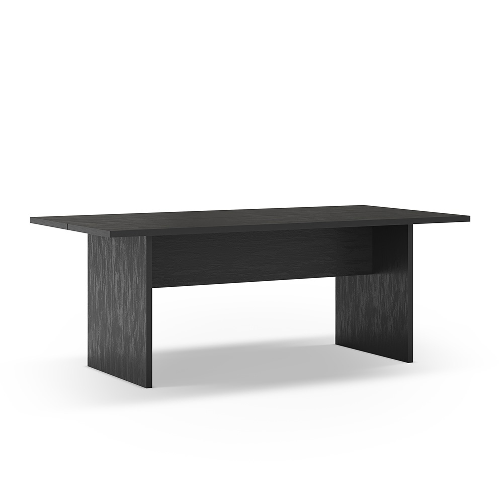 Quiet Object Masa dining neagra din lemn 100x200 cm Loana Quiet Object